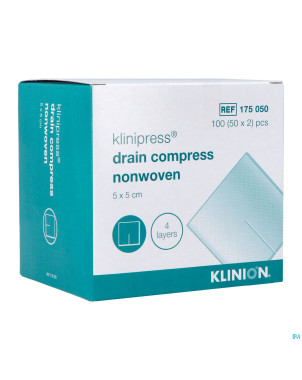 Klinion cp drainage n/wov.4pl  5x 5cm 50x2 4175050