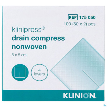 Klinion cp drainage n/wov.4pl  5x 5cm 50x2 4175050