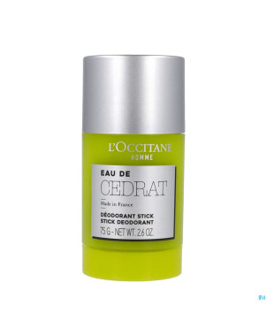 L'occitane homme cedrat deodorant stick    75g