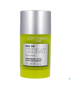L'occitane homme cedrat deodorant stick    75g