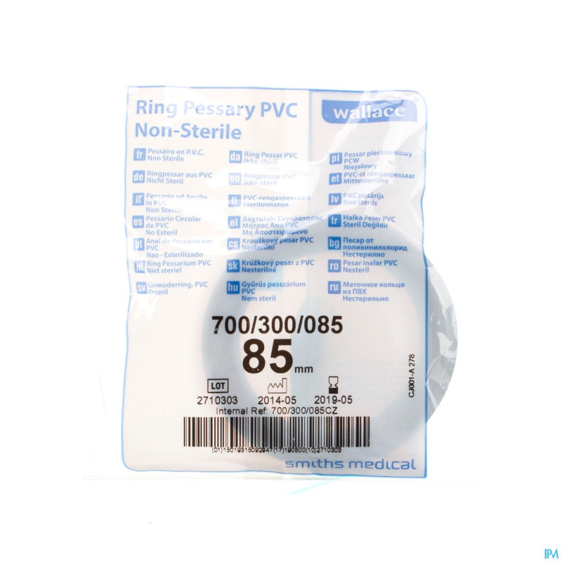 Portex pessaire vinyl  85mm 1