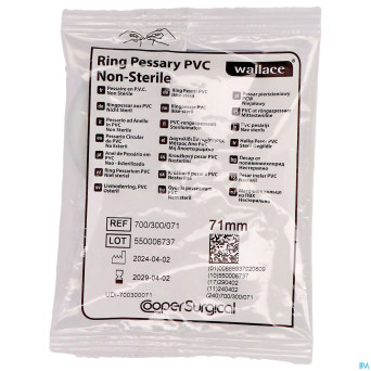 Portex pessaire vinyl  71mm 1