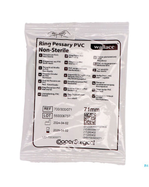 Portex pessaire vinyl  71mm 1