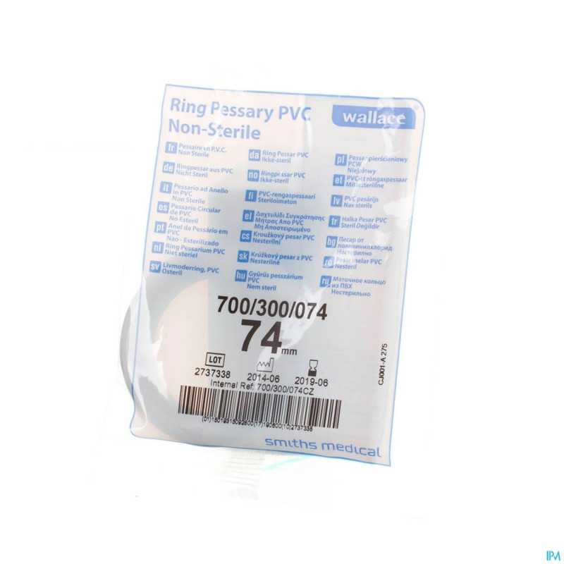 Portex pessaire vinyl  74mm 1