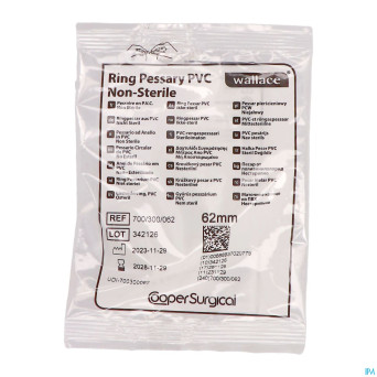 Portex pessaire vinyl  62mm 1