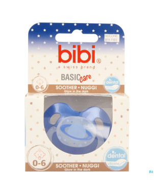 Bibi sucette dental glow basic care    0- 6m
