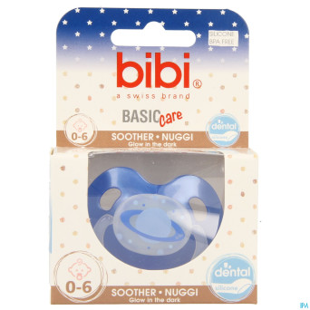 Bibi sucette dental glow basic care    0- 6m
