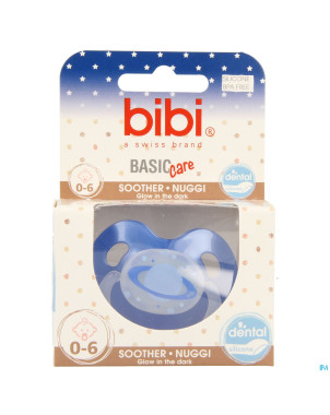 Bibi sucette dental glow basic care    0- 6m