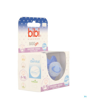 Bibi sucette dental glow basic care    6-16m
