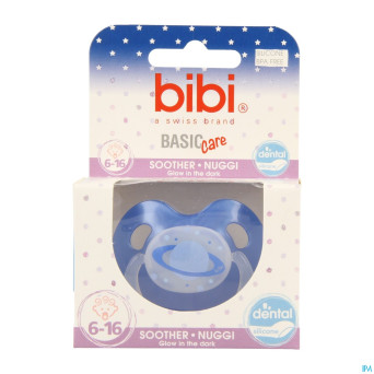 Bibi sucette dental glow basic care    6-16m
