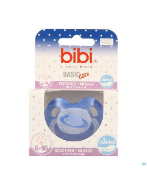 Bibi sucette dental glow basic care    6-16m