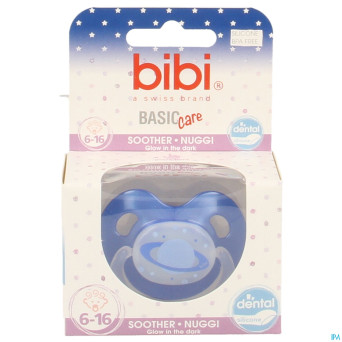 Bibi sucette dental glow basic care    6-16m
