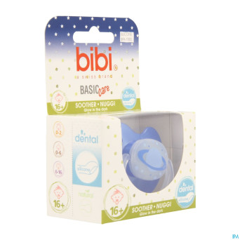 Bibi sucette dental glow basic care    +16m