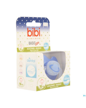 Bibi sucette dental glow basic care    +16m