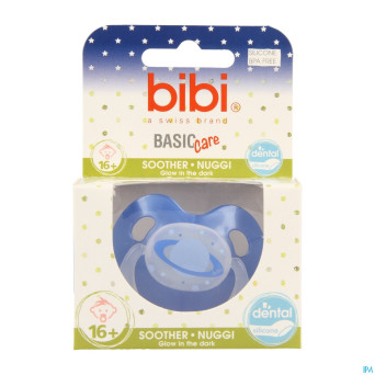 Bibi sucette dental glow basic care    +16m