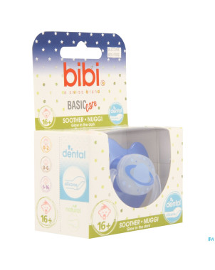 Bibi sucette dental glow basic care    +16m
