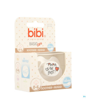 Bibi sucette dental maman papa basic care    0- 6m