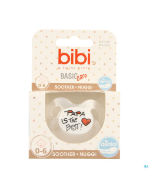 Bibi sucette dental maman papa basic care    0- 6m