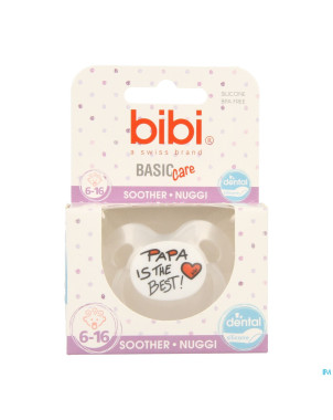 Bibi sucette dental maman papa basic care    6-16m