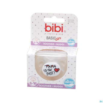 Bibi sucette dental maman papa basic care    6-16m