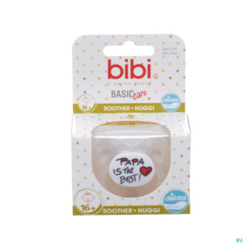 Bibi sucette dental maman papa basic care    +16m