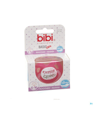 Bibi sucette dental bad boy queen basic care 6-16m