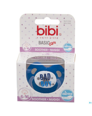 Bibi sucette dental bad boy queen basic care 6-16m