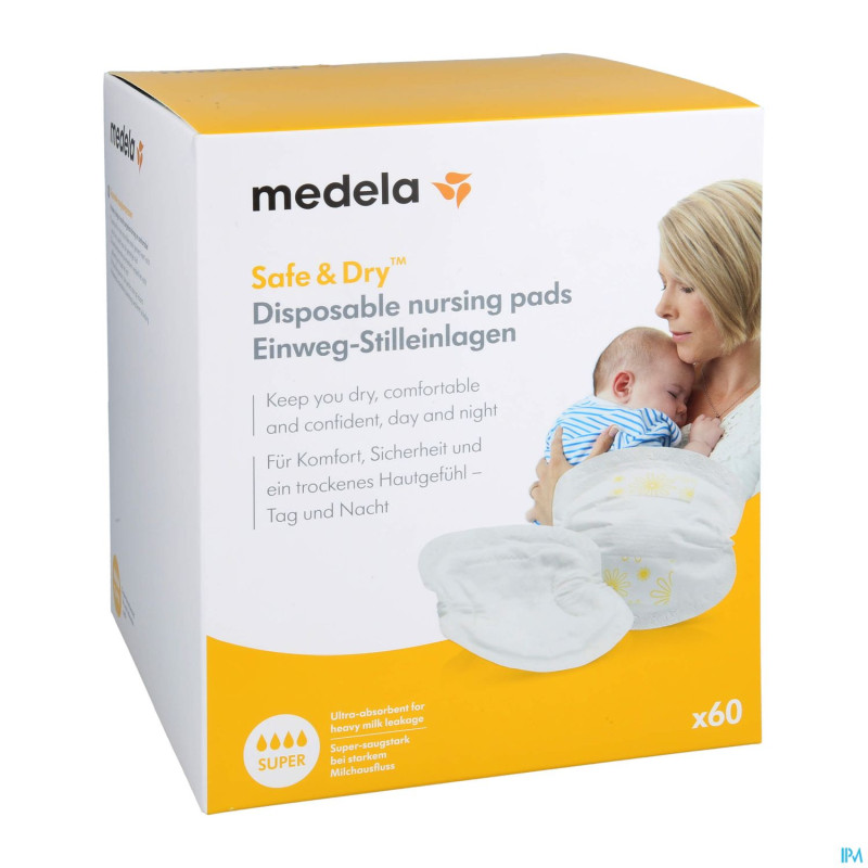 Medela compresses allaitement 60    0080373