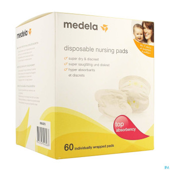 Medela compresses allaitement 60    0080373