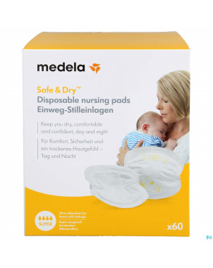 Medela compresses allaitement 60    0080373