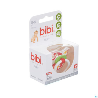 Bibi sucette coll little world fleur 1d