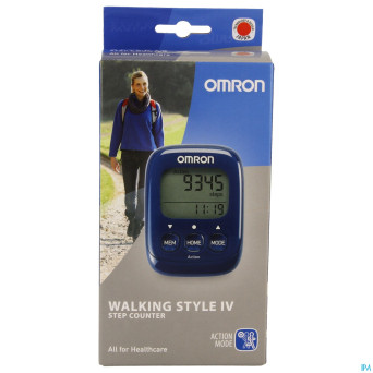 Omron walking style iv podometre bleu
