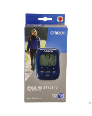 Omron walking style iv podometre bleu