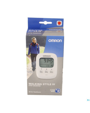 Omron walking style iv podometre blanc