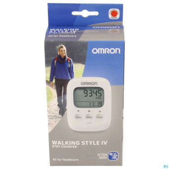 Omron walking style iv podometre blanc