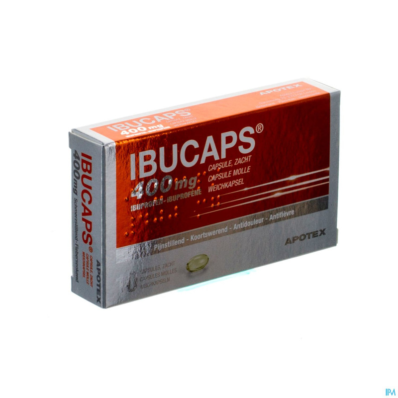 Ibucaps 400mg apotex caps doux 10