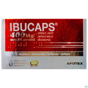 Ibucaps 400mg apotex caps doux 10