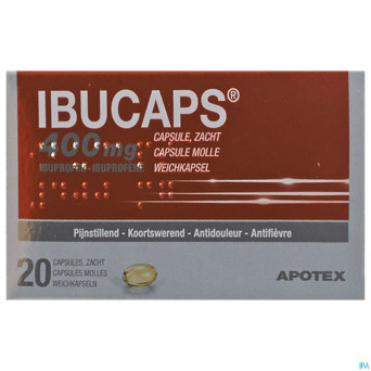 Ibucaps 400mg apotex caps doux 20