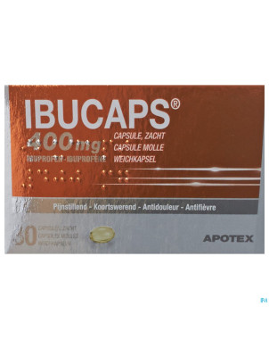 Ibucaps 400mg apotex caps doux 30