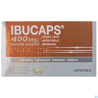 Ibucaps 400mg apotex caps doux 30
