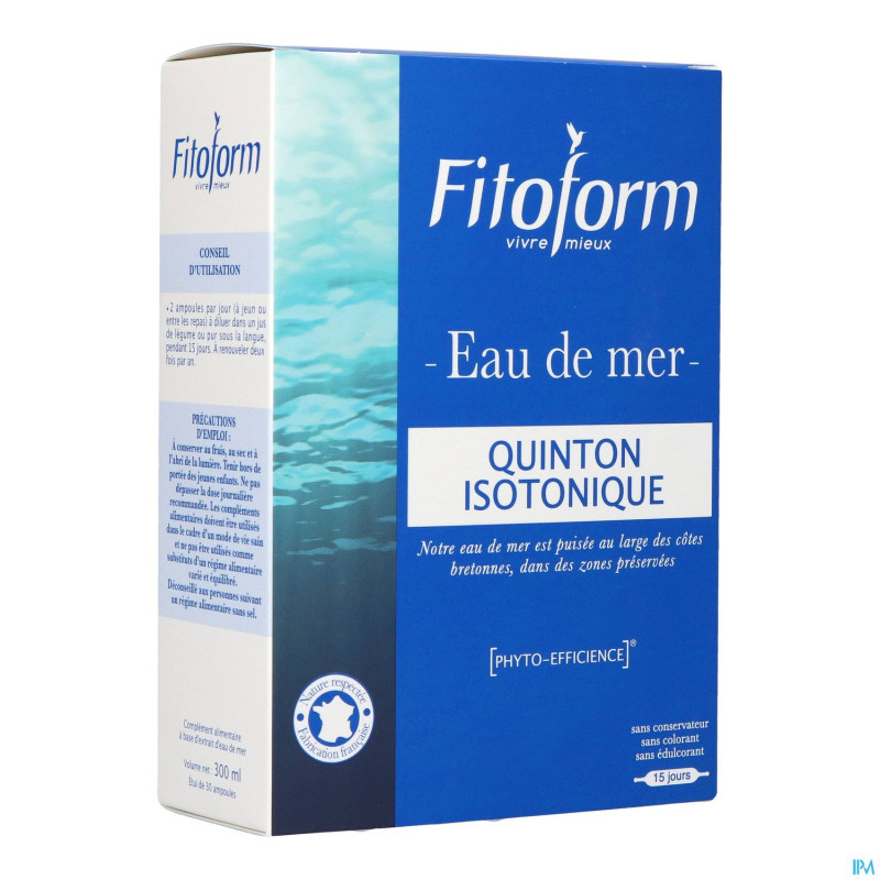 Isotonique eau de mer    amp 30x10ml fitoform