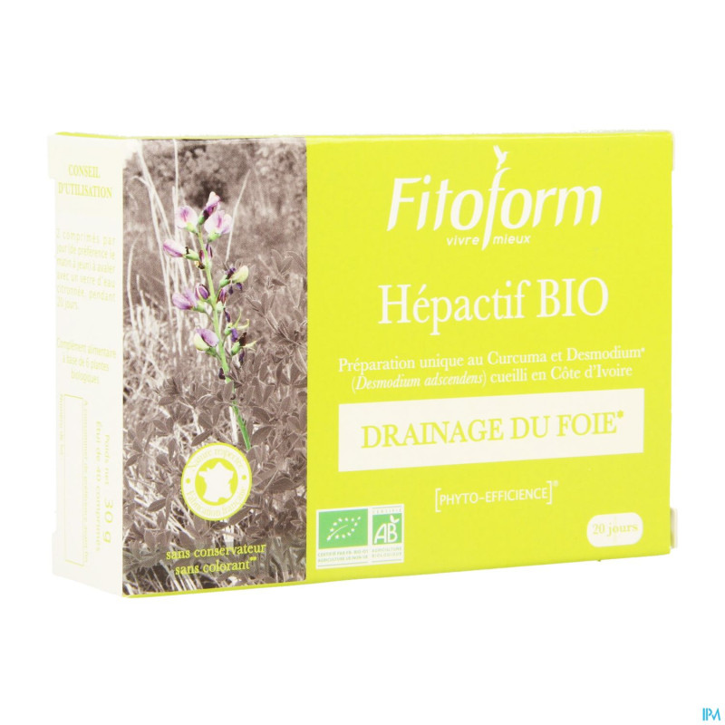 Hepactif    comp  40 fitoform