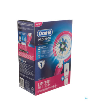 Oral b pro 2500 cross action pink