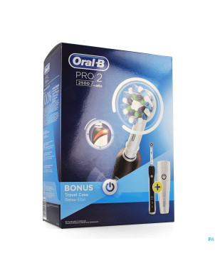 Oral b pro 2500 cross action black