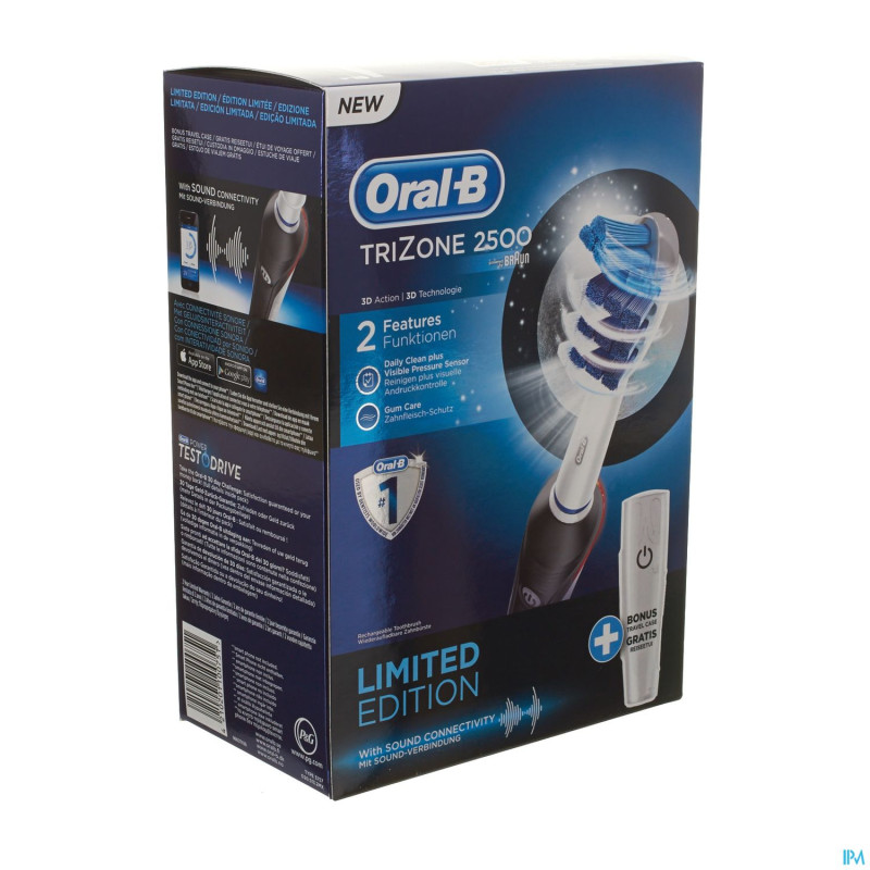 Oral-b trizone 2500 cross action black