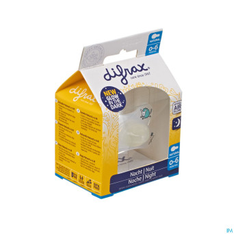 Difrax sucette natural 0-6m nuit