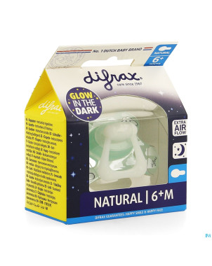 Difrax sucette natural 6m+ nuit
