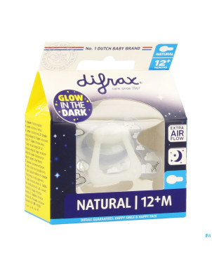 Difrax sucette natural 12m+ nuit