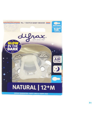 Difrax sucette natural 12m+ nuit