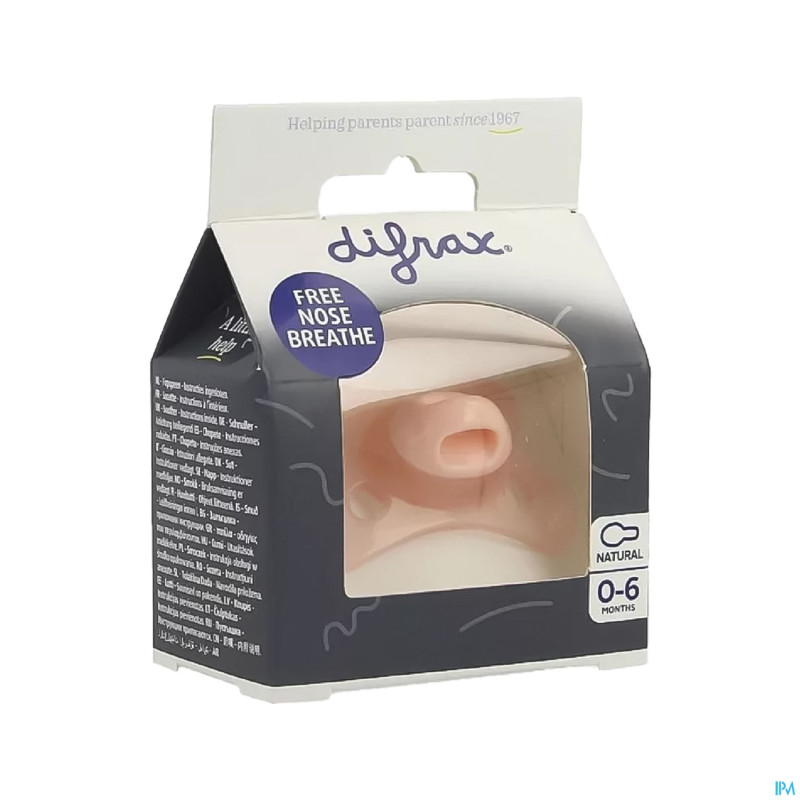 Difrax sucette natural 0-6m special edition